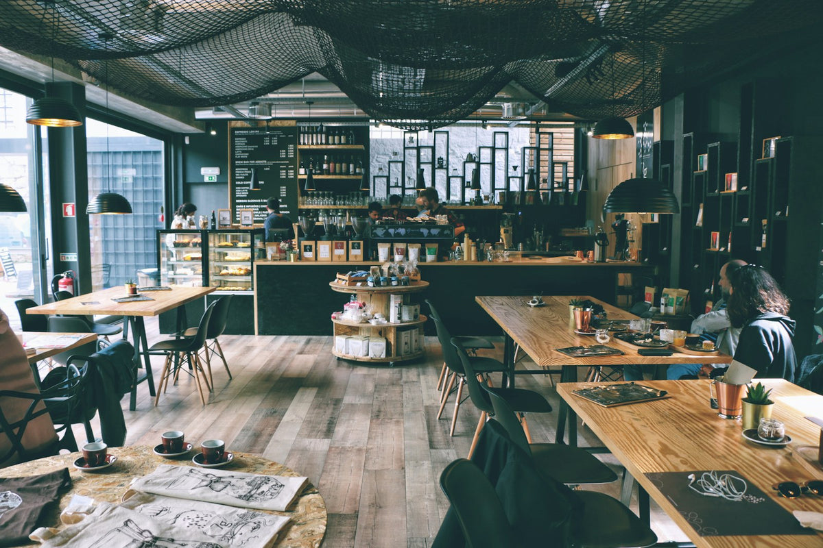 Modern café interior — the best coffee beans for cafés and restaurants in Cebu